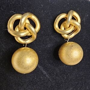 Vintage Knotted Dangle Earrings